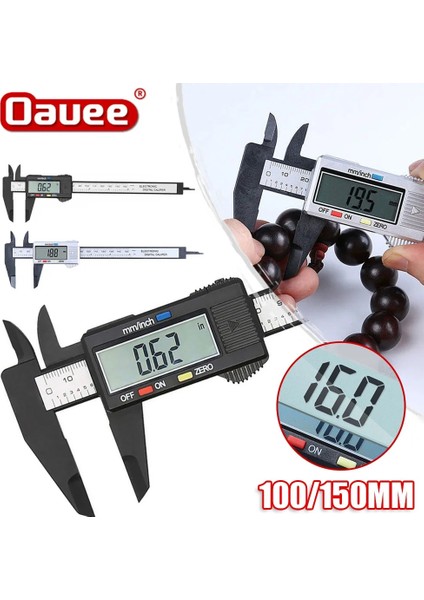 Turuncu Tarzı mm Elektronik Dijital Kumpas Karbon Fiber Kadran Vernier Kumpas Ölçer Pakometre Dijital Mikrometre Ölçme Aletleri (Yurt Dışından)