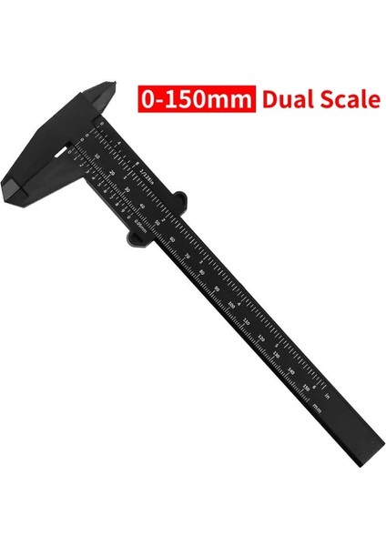 Siyah Stil Dıy Ölçme Aracı Ağaç Işleme Metal Işleme Sıhhi Tesisat Modeli Yapımı Sürmeli Kumpas Açıklık Derinlik Çapı Ölçme Aracı (Yurt Dışından)
