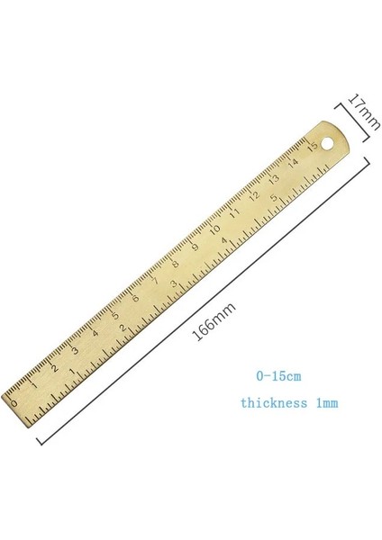 No.4 Stili Mini Pirinç Ölçeği 10 cm 15 cm Kapak Ölçer Sürmeli Kumpas Cetvel Retro Yarım Daire Iletki Cep Ölçme Aracı (Yurt Dışından)