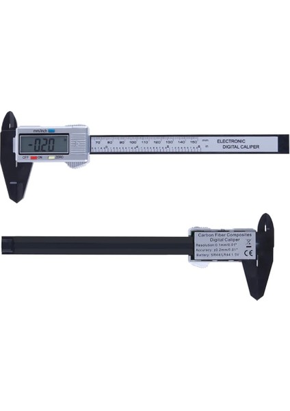 Siyah Stil Sürmeli Kumpas Elektronik Dijital Mikrometre Karbon Fiber Hassas Olmayan Ölçüm Cihazları Kumpas (Yurt Dışından) indirimleri