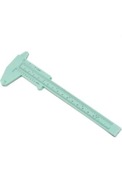 Yeşil Stil Plastik Sürmeli Kumpas Cetveller Pakometre Ölçüm Aletleri Ölçüm Kalibreleri Kalibratör Kalibre Analog Paqumeter (Yurt Dışından)