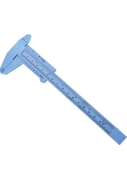 Mavi Stil Plastik Sürmeli Kumpas Cetveller Pakometre Ölçüm Aletleri Ölçüm Kalibreleri Kalibratör Kalibre Analog Paqumeter (Yurt Dışından)