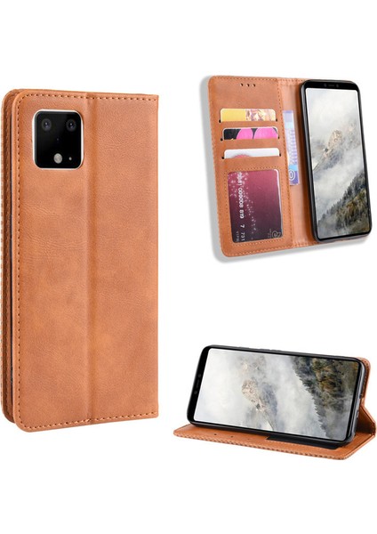 Google Pixel 4 Xl Cüzdan Deri Flip Telefon Kılıfı (Yurt Dışından)
