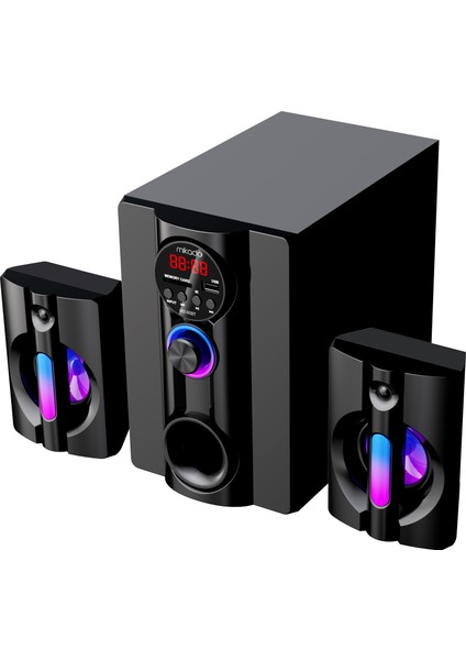 MD-95BT 2+1 20W Siyah Multimedya Fm/bt/sd/usb Speaker Hoparlör