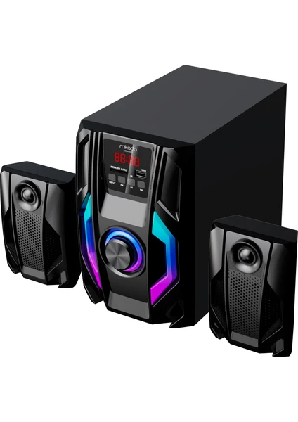 MD-415BT 2+1 20W Siyah Multimedya Fm/bt/sd/usb Speaker Hoparlör