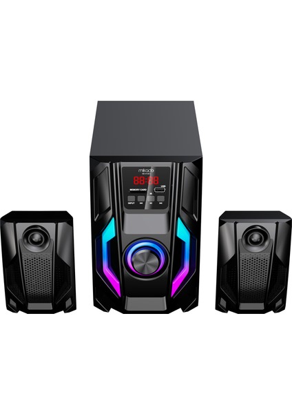 MD-415BT 2+1 20W Siyah Multimedya Fm/bt/sd/usb Speaker Hoparlör