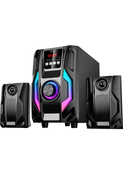 MD-415BT 2+1 20W Siyah Multimedya Fm/bt/sd/usb Speaker Hoparlör