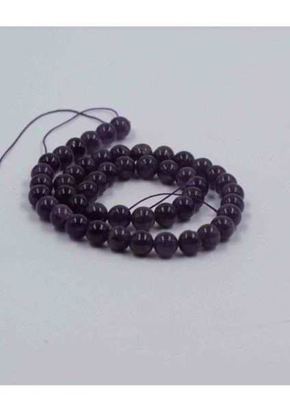 8 mm Ametist Doğal Taş Dizi