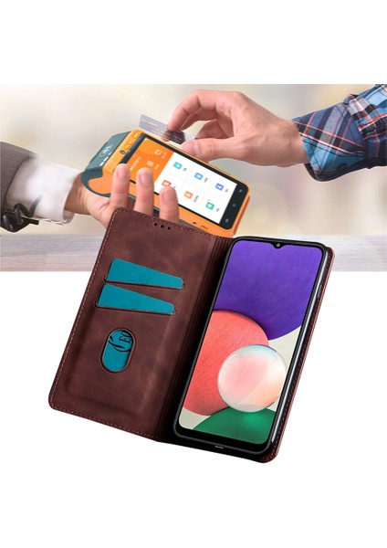 Iphone 7/8 Plus Kart Yuvalı Deri Telefon Kılıfı Için Telefon Kılıfı (Yurt Dışından)