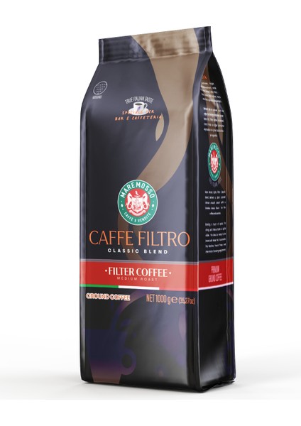 Caffe Filtro Clasico Blend Klasik Filtre Kahve (ÇEKİRDEK VEYA ÖĞÜTÜLMÜŞ) 1 Kg.