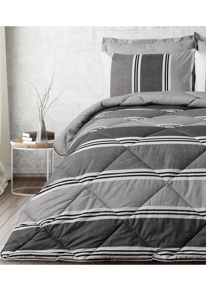 Doqu Home Listra Easy Cotton Tek Kişilik Comforter Set