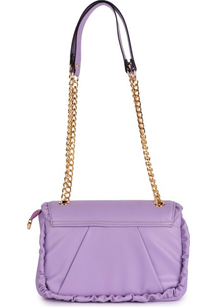 Kadın Zincir Askılı Şık Çanta ALD.31126 - Lila modelleri