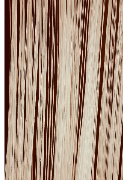 Ip Perde Ince Zincir Krem Renk 300 x 280 cm