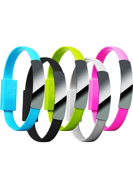 USB Şarj Kablosu IPHONE13 Xiaomi 10 Samsung Telefon Şarj Kablosu Bileklik Bilezik Mikro USB Tel Sync Veri USB Şarj Hattı (Yurt Dışından) modelleri