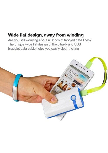 USB Şarj Kablosu IPHONE13 Xiaomi 10 Samsung Telefon Şarj Kablosu Bileklik Bilezik Mikro USB Tel Sync Veri USB Şarj Hattı (Yurt Dışından) fırsatları