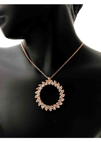 Güneş Modelli Gümüş Kolye fırsatları