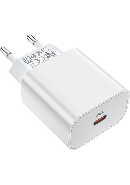 Hoco Pd 3.0 Hızlı USB Şarj Cihazı 20W Hızlı Şarj Fcp iPhone 14 13 12 11 Pro Xs Sam Sung S10 Huawei Evrensel Seyahat Adaptörü (Yurt Dışından) modelleri