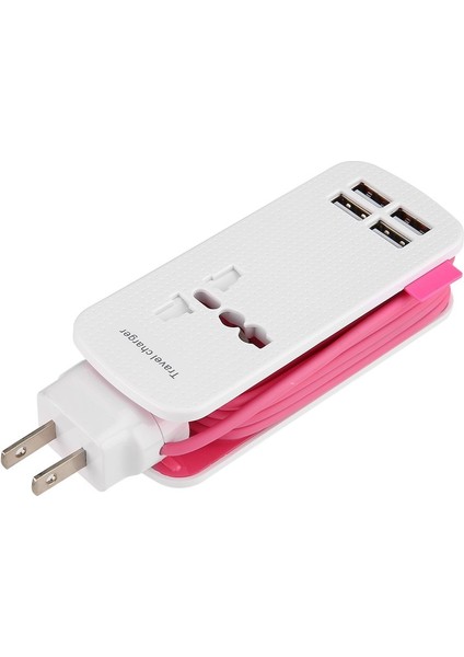 4usb Bağlantı Noktaları Çoklu Adaptör Ofis Seyahat Duvar Ac Şarj Cihazı Telefonlar Için Güç Fişi (Yurt Dışından)