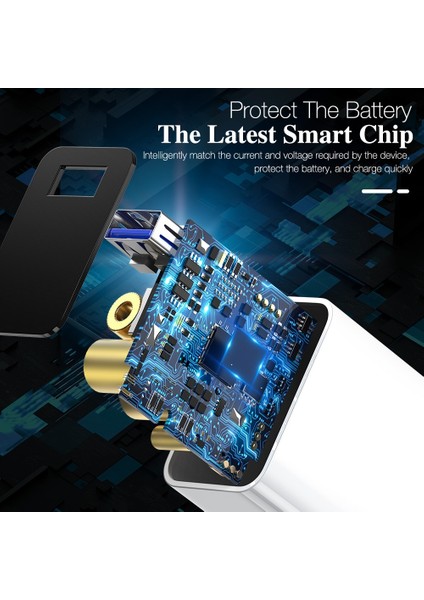 V 3.1A Dijital Ekran USB Şarj Cihazı iPhone Şarj Cihazı 3.0 USB Hızlı Şarj Duvar Telefonu Şarj Cihazı iPhone 12 11 Samsung Xiaomi (Yurt Dışından) indirimleri