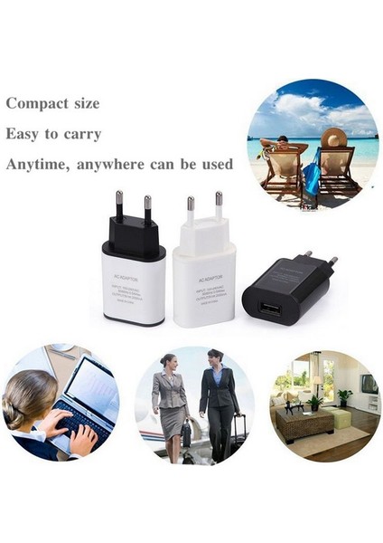 5V 2A USB Hızlı Şarj Cihazı Cep Telefonu Duvar Ravel Güç Adaptörü iPhone 6 6s 7 Plus Kenar Xiaomi Için (Yurt Dışından) fırsatları