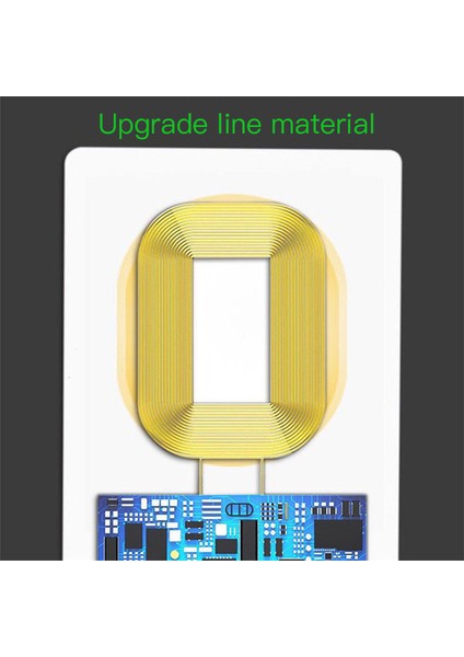 Qi Kablosuz Şarj Alıcısı Desteği Mikro USB Tip C Hızlı Kablosuz Şarj Adaptörü iPhone Android Için Kablosuz Şarj Pedi Dock (Yurt Dışından) fırsatları