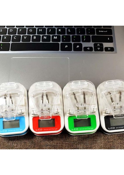 Abd Tak Evrensel Seyahat USB Bağlantı Noktası LCD Ekran Dijital Cep Telefonu Pil Duvar Şarj Cihazı (Yurt Dışından) modelleri