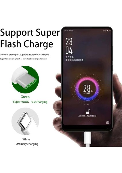 Kebiss USB C Kablo Tip C 4A Hızlı Şarj Kablosu Oppo Akıllı Telefon Için Veri Kablosu Cep Telefonu Aksesuarları Şarj Cihazı USB Kablosu (Yurt Dışından) modelleri