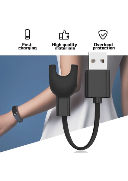 Xiaomi Mi Band 3 Miband 3 Akıllı Bileklik Bilezik Şarj Cihazı Için Şarj Kablosu (Yurt Dışından) modelleri