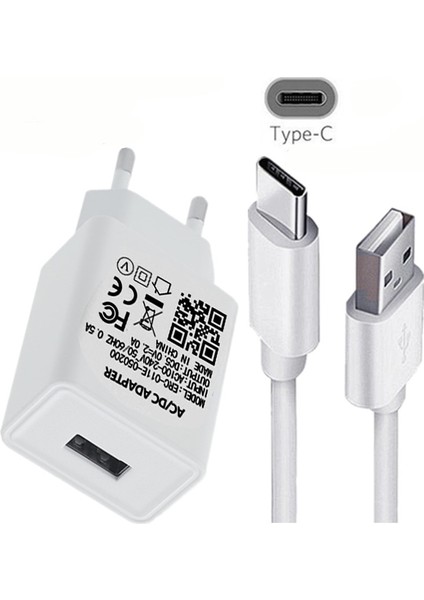 USB Güç Adaptörü 5 V 2A Telefon Şarj Cihazı C Tipi Kablo Samsung Galaxy S22 S21 S20 S10 S8 S9 Not 20 10 9 8 Artı Duvar Şarj Cihazı (Yurt Dışından)