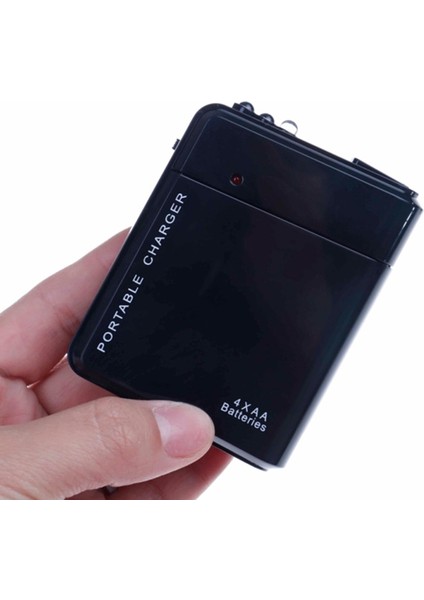 4*aa USB Şarj Edilebilir Pil Cep Telefonu Şarj Cihazı Acil Durum Güç Şarjı Cep Telefonu Mp3 Mp4 USB Arayüzü Aksesuar Paketleri (Yurt Dışından) indirimleri