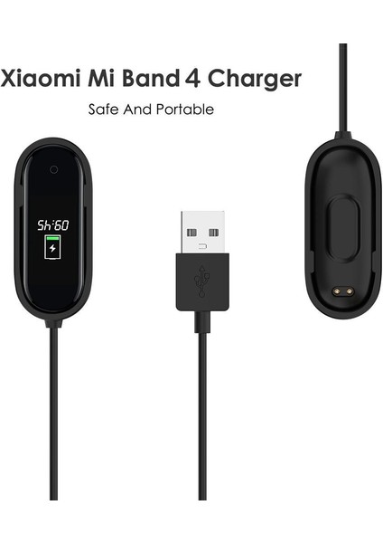 USB Şarj Aletleri Xiaomi Mi Band 4 Için Şarj Cihazı Akıllı Bant Bileklik Bilezik Şarj Kablosu Xiaomi Için Miband 4 Şarj Hattı (Yurt Dışından) fiyatları