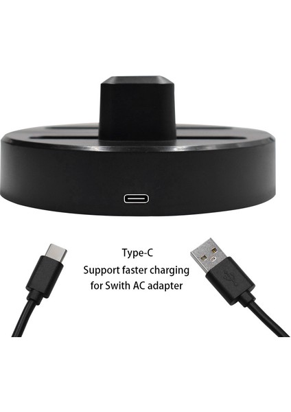 Soket Joy-Con Için Uygundur Küçük Sap ve Anahtar Ana Bilgisayar Şarjı ve Switch Pro Saplı LED Şarj Göstergeli Çok Fonksiyonlu Şarj Cihazı (Yurt Dışından) modelleri