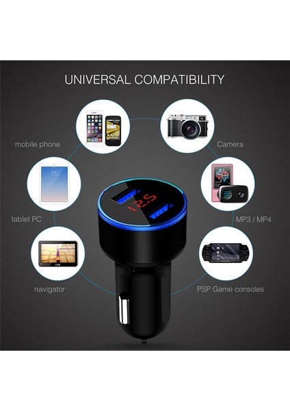 3.1A Çift USB Cep Telefonu Araç Şarj Cihazı iPhone 12 11 Pro Xs Max 8 7 Artı Xiaomi Mi Poco M3 X3 Nfc Hızlı Şarj Telefon Adaptörü (Yurt Dışından) indirimleri