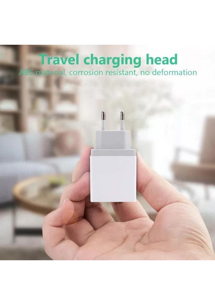 In 1 USB Şarj Aleti Qc 3.0 USB Bağlantı Noktası Hızlı Şarj Cihazı Ab Tak USB Hub Duvar Şarj Cihazı Seyahat Ev Telefonu Ac Güç Adaptörü (Yurt Dışından) fırsatları