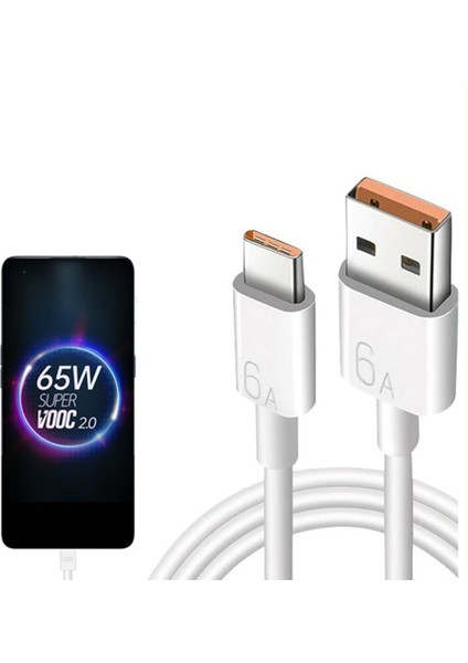 6A Hızlı Şarj Hızlı Şarj C Tipi Veri USB Kablosu Yüksek Hızlı Tip-C 1m (Yurt Dışından) fiyatları