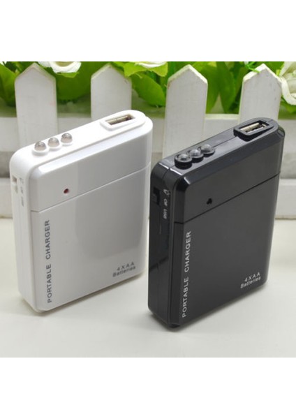 Android Cep Telefonu iPhone Için Yeni USB Acil Durum Taşınabilir 4 Aa Pil Gücü Şarj Cihazı (Yurt Dışından)
