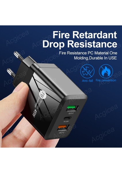 45W USB Tip C Şarj Cihazı Hızlı Şarj 3.0 Cep Telefonu Hızlı Şarj Şarj Cihazı Pd Adaptörü iPhone 13 12 Pro Max Samsung Xiaomi (Yurt Dışından) indirimleri