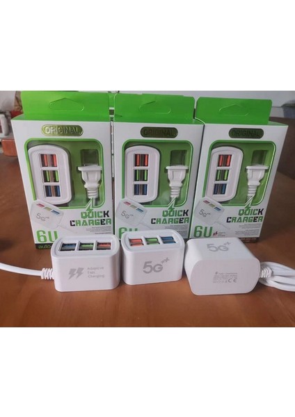 3.1A + 6usb Hızlı Şarj Adaptörü (Yurt Dışından) fiyatları