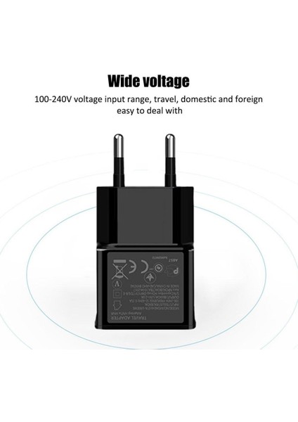 5V1A Ab Abd Tak Çift USB Şarj Cihazı Cep Telefonu Hızlı Şarj Cihazı iPhone Için Android Için Huawei Için Xiaomi Şarj Cihazı (Yurt Dışından) indirimleri