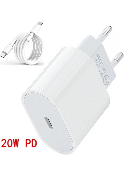Pd Şarj Cihazı 20W USB Tip C Pd Hızlı Şarj Ab Adaptörü iPhone 13 12 11 Xs Pro Max x 12MINI Samsung Realme 9 10 Xiaomi Huawei (Yurt Dışından)