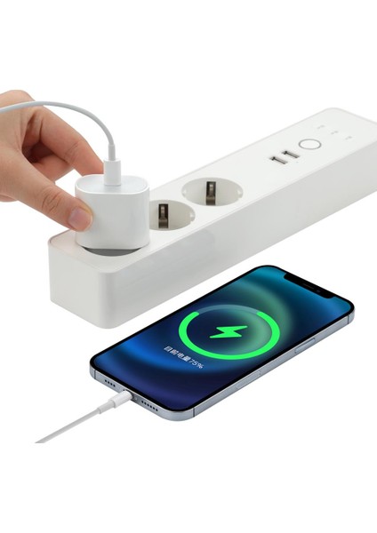 Pd Şarj Cihazı 20W USB Tip C Pd Hızlı Şarj Ab Adaptörü iPhone 13 12 11 Xs Pro Max x 12MINI Samsung Realme 9 10 Xiaomi Huawei (Yurt Dışından) modelleri