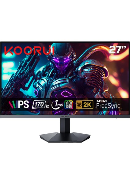 27" GN07 170Hz 1ms IPS Qhd (Hdmı, Displayport) Gaming Monitör