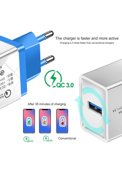 Olaf USB Şarj Aleti Hızlı Şarj 3.0 iPhone x Xs Xr Hızlı USB Duvar Şarj Cihazı Samsung S9 S8 Xiaomi Huawei Cep Telefonu Şarj Cihazları (Yurt Dışından) fiyatları