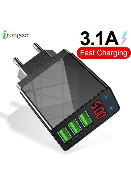 Hızlı Şarj Cihazı 3.04.0 USB Şarj Aleti iphone Samsung Tablet Ab Abd Tak Duvar Cep Telefonu Şarj Adaptörü Hızlı Şarj Adaptörü (Yurt Dışından)