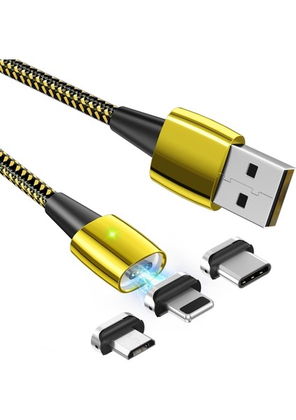 Suntaiho Highend Manyetik Veri Kablosu 3A Tipi C Şarj Cihazı Mikro USB Samsung Tipo C Xiaomi Mi 10 iPhone 13PRO Hızlı Şarj (Yurt Dışından)