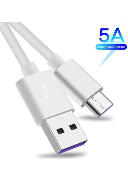 USB C Tipi Kablo Samsung Xiaomi Huawei 5A Hızlı Şarj Usb-C Kablosu Cep Telefonu Şarj Cihazı Usbc Tip-C Veri Kablosu Kablosu (Yurt Dışından)