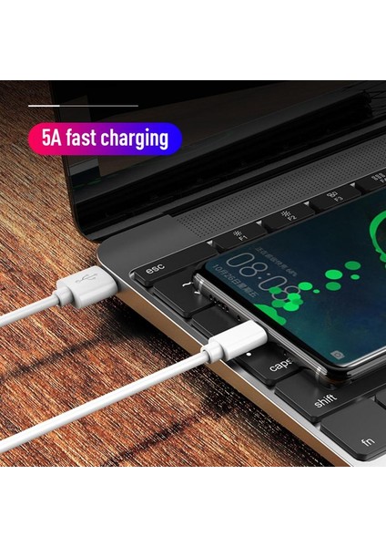 USB C Tipi Kablo Samsung Xiaomi Huawei 5A Hızlı Şarj Usb-C Kablosu Cep Telefonu Şarj Cihazı Usbc Tip-C Veri Kablosu Kablosu (Yurt Dışından) fiyatları