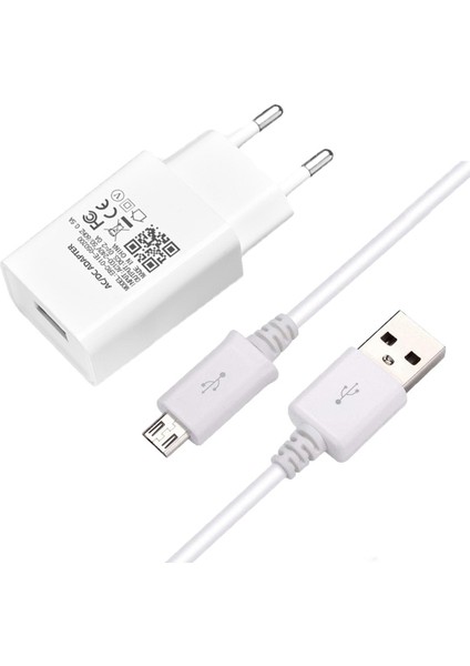USB Şarj Aleti Ab Tak Şarj Veri Kablosu Samsung Galaxy A10 S7 S6 Kenar S5 S4 Not 4 5 J3 J5 J7 2016 2017 A6 + Mikro USB Kablosu (Yurt Dışından)