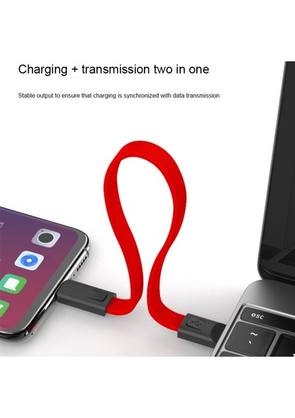 Taşınabilir Bilezik Kablosu Hızlı Şarj USB Mikro Tip C Kablo Samsung S21 S20 S10 Xiaomi Huawei Oneplus Lg Şarj Veri Kablosu (Yurt Dışından) fırsatları