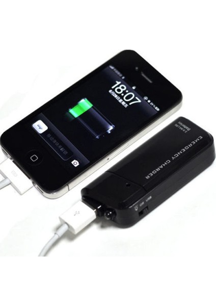 Çift Aa Pil Taşınabilir Acil Durum USB Cep Telefonu Şarj Cihazı - Yeni (Yurt Dışından)